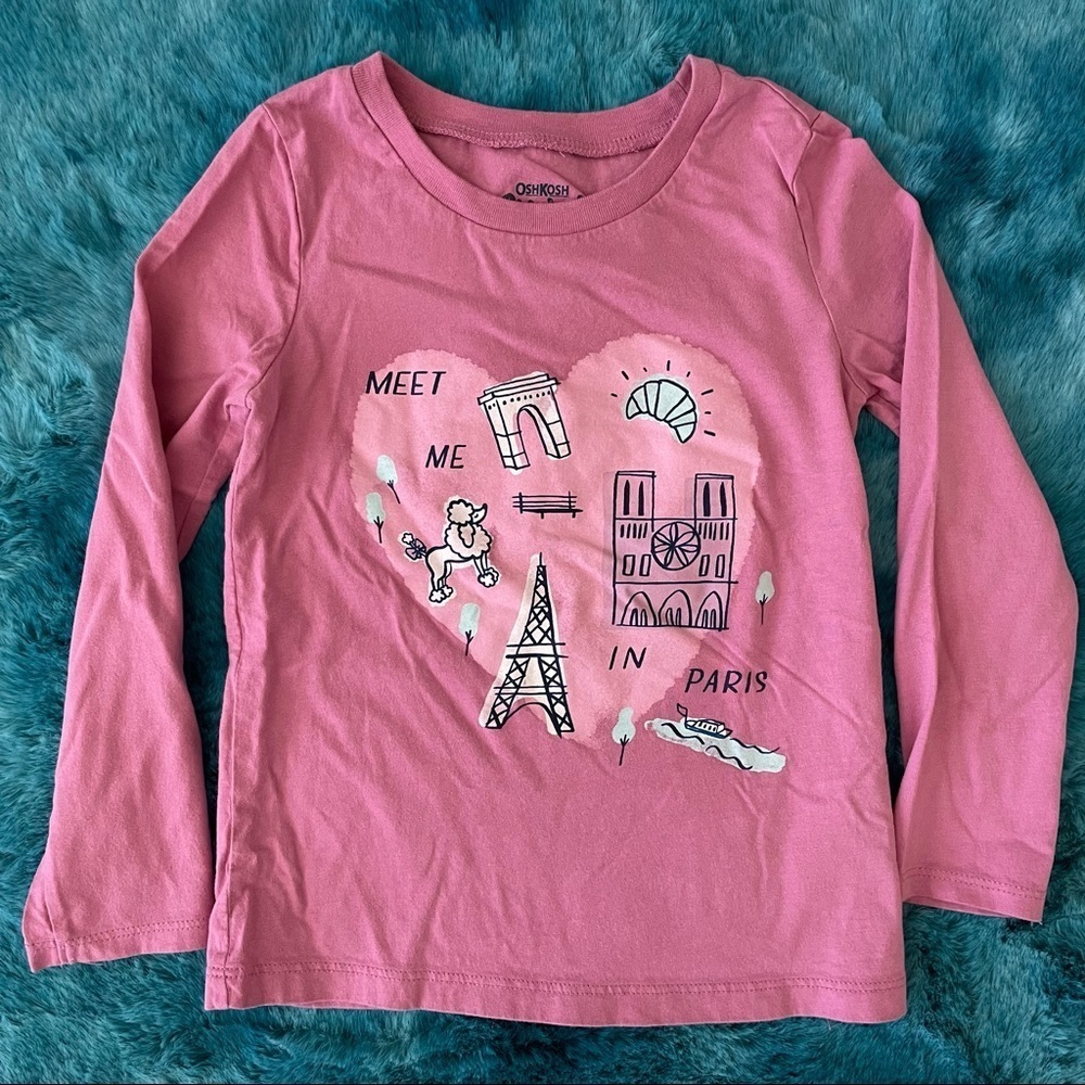 OshKosh B’gosh Long Sleeve Graphic Tee Size 4T